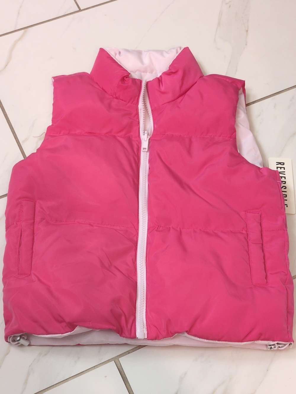 NWT- Pink Kids Puffer Vest